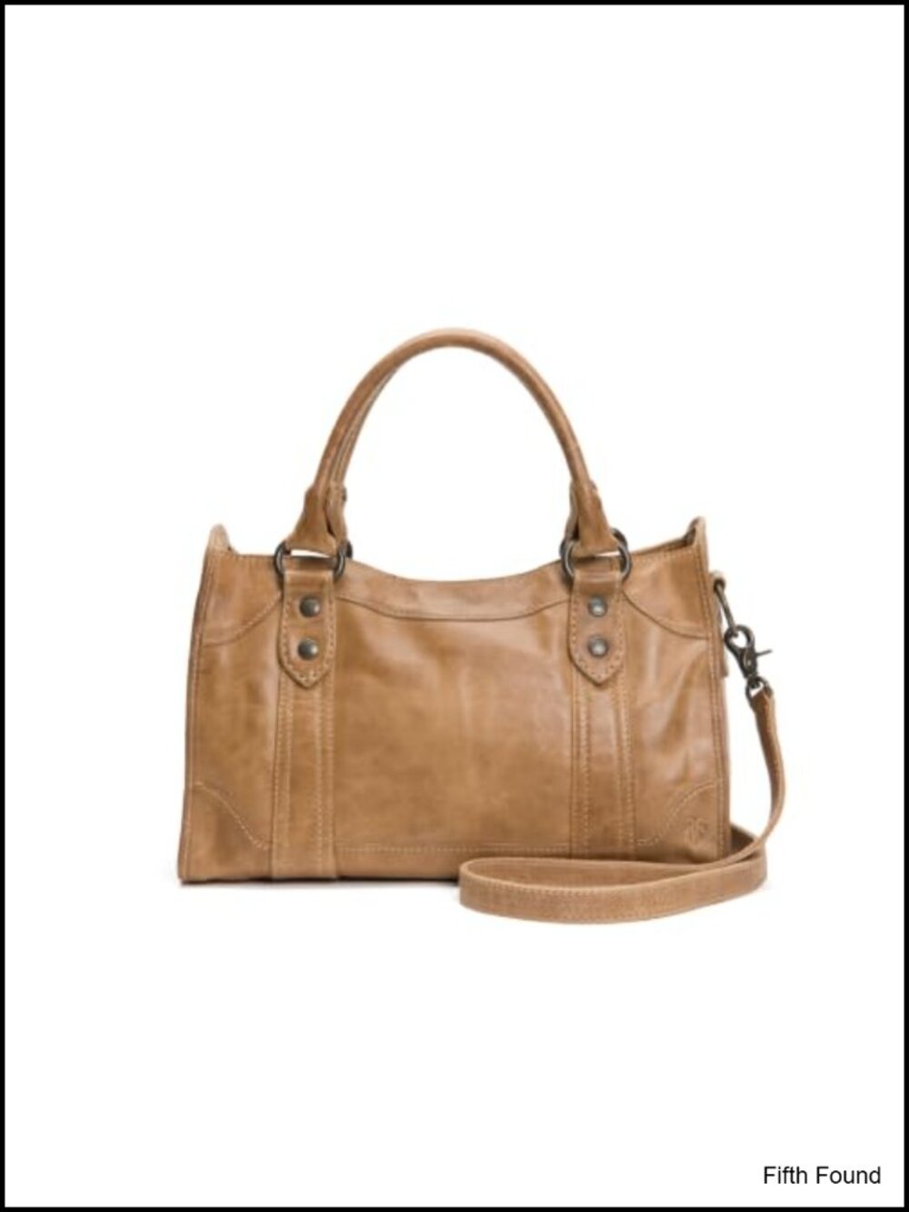 Leather Satchel Handbag with Adjustable Strap